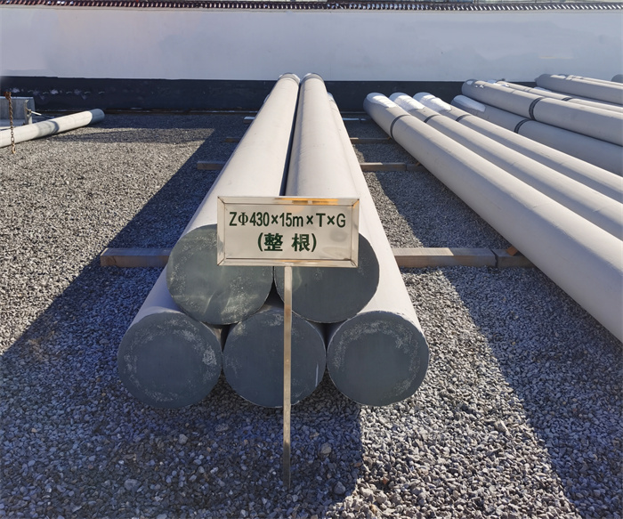益阳430×15米×T×G终端电线杆