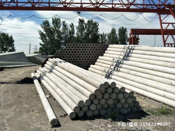 益阳190*10米非预应力水泥电线杆